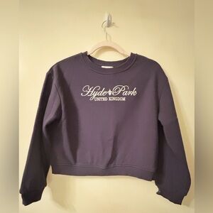 Gianni Bini navy Kids Sweater